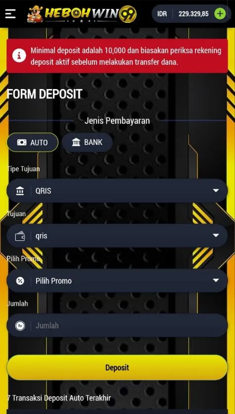 Deposit Hebohwin99
